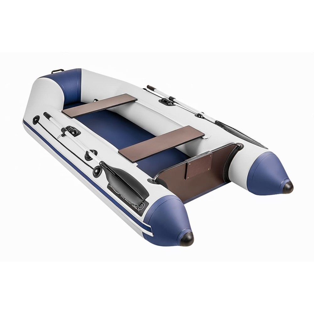Лодка ПВХ АКВА 2800 Серый - синий