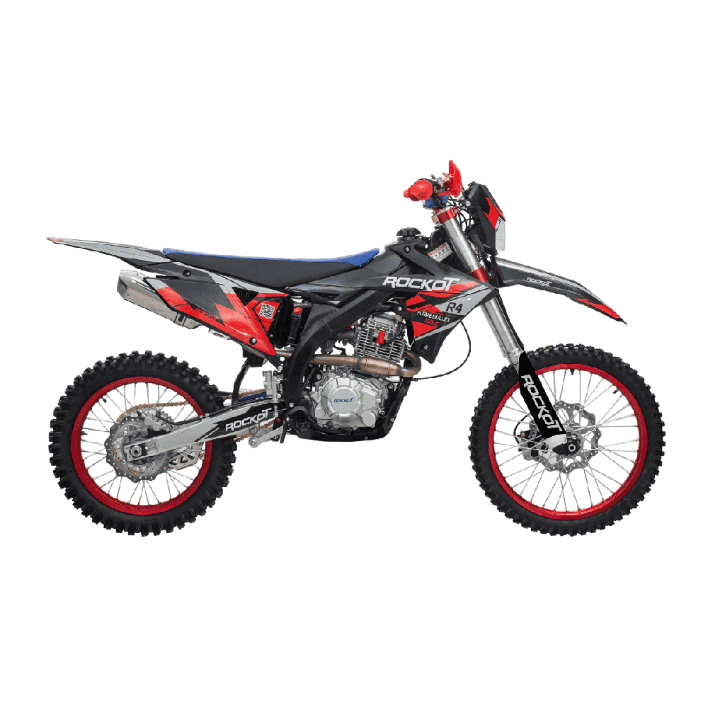 Мотоцикл кроссовый эндуро ROCKOT R4 Flame Bullet