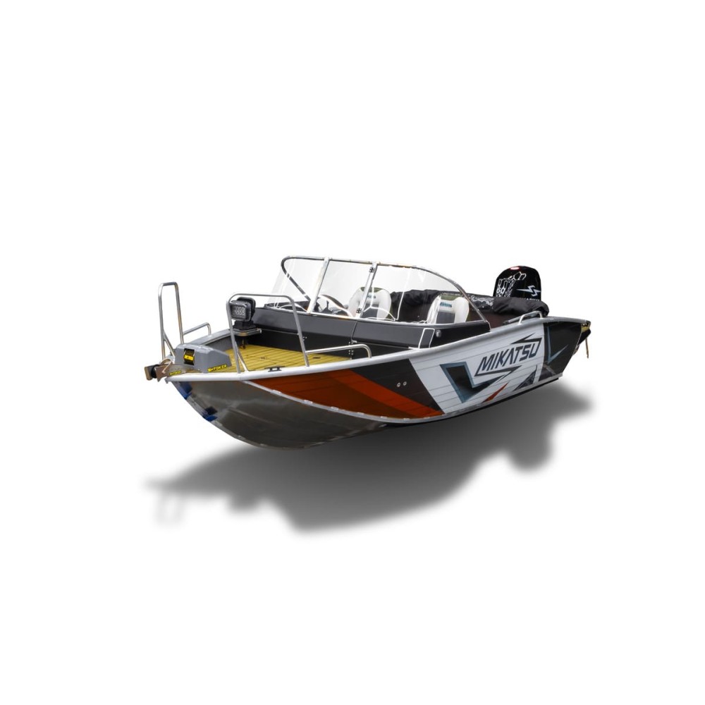 Комплект Алюминиевая лодка (катер) Mikatsu (Микатсу) 475 (Z43) Sport + мотор Hidea HDEF60FUEL-T EFI