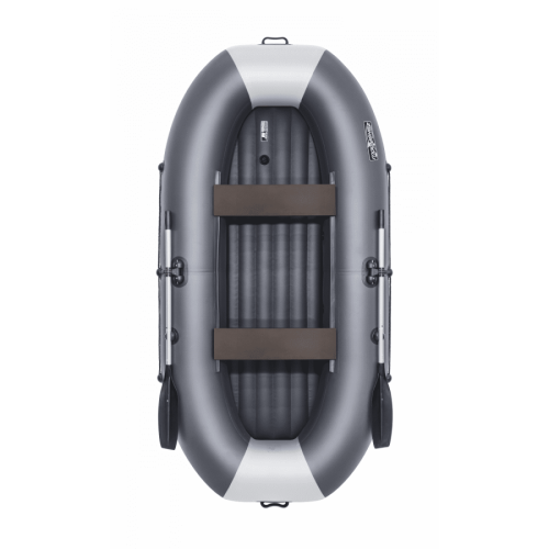Гребная лодка ПВХ ТАЙМЕНЬ V-290 НД графит-серый