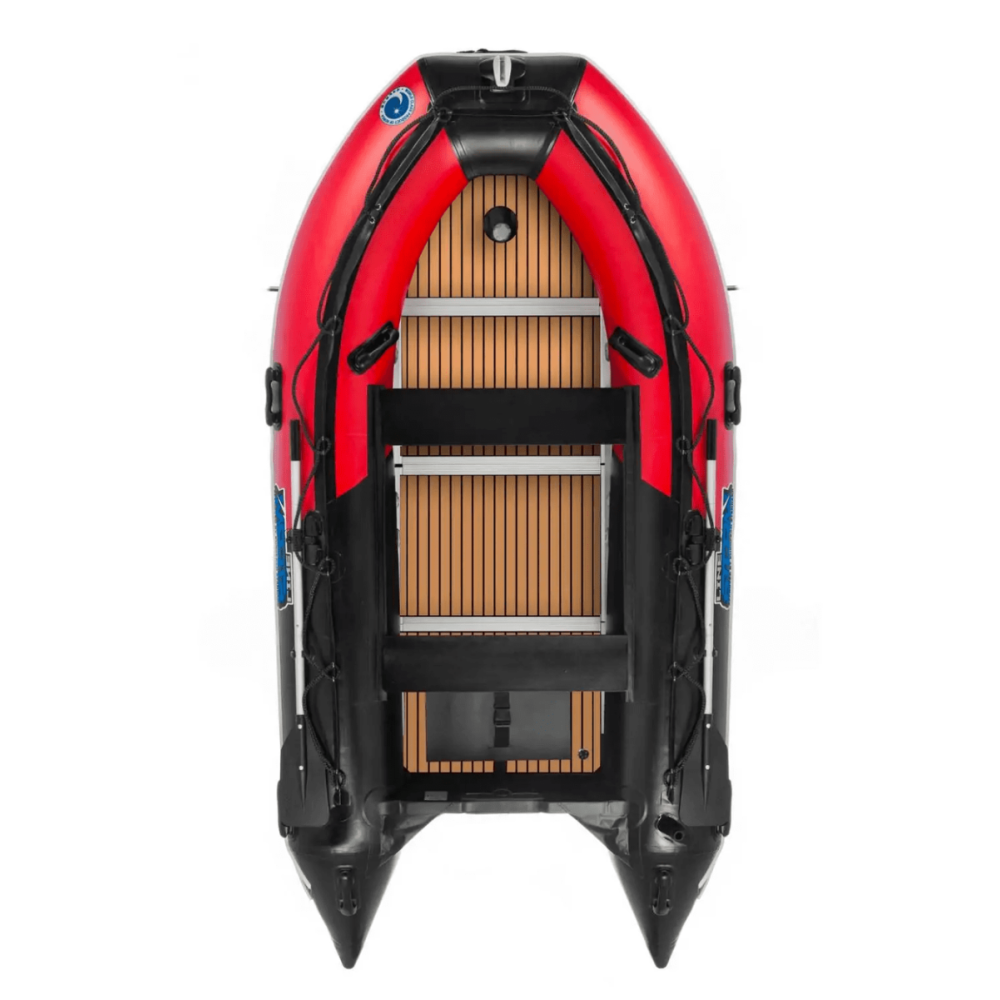 Лодка ПВХ STORMLINE Flexiteek 310 (черно-зеленая/красно-черная)