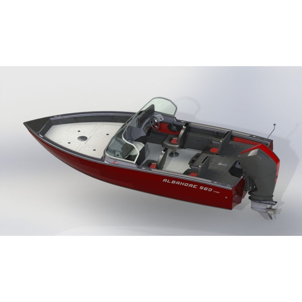 Катер-лодка алюминиевая ALBAKORE 560 Fish