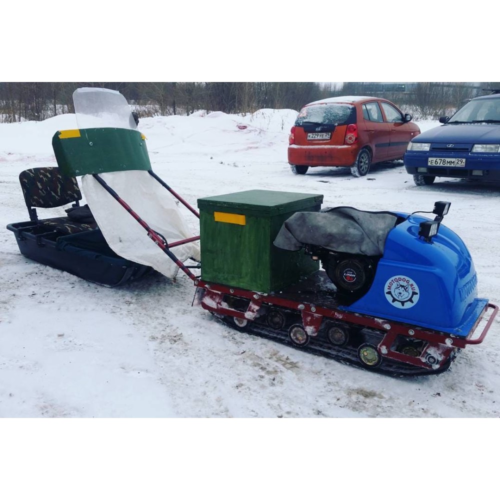 Мотобуксировщик MOTODOG 500 (15 л.с. задний привод)