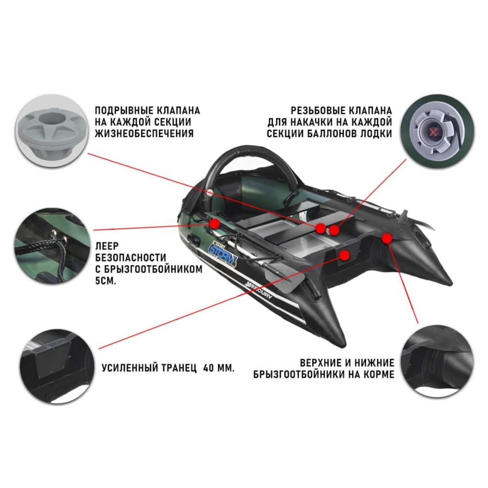 Лодка ПВХ STORMLINE Adventure Extra 500 (2024)