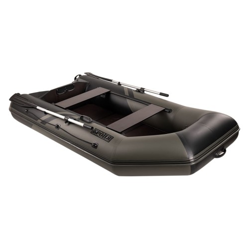 Лодка ПВХ БРОНЯ 280 СК Хаки - чёрный