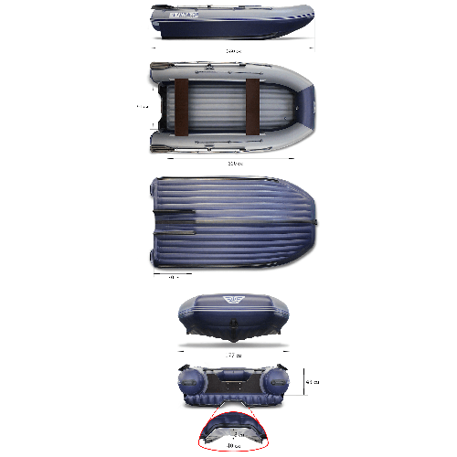 Лодка ПВХ ФЛАГМАН DK 380 Jet