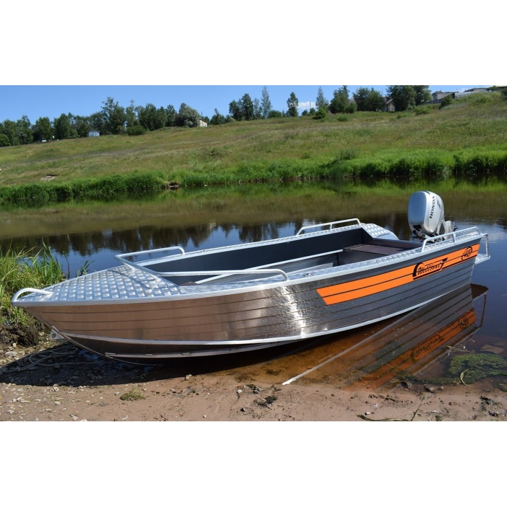 Алюминиевая лодка WELLBOAT-42