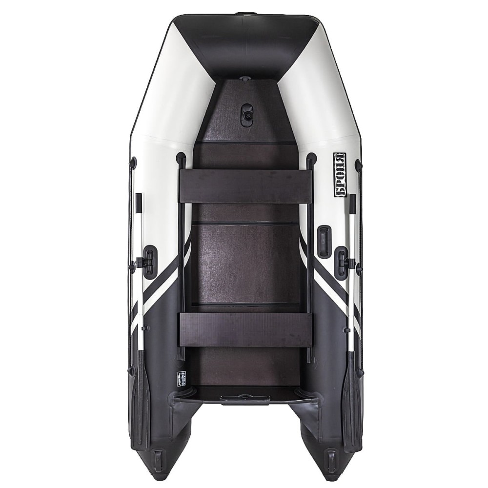 Лодка ПВХ БРОНЯ 280 СК Белый - чёрный