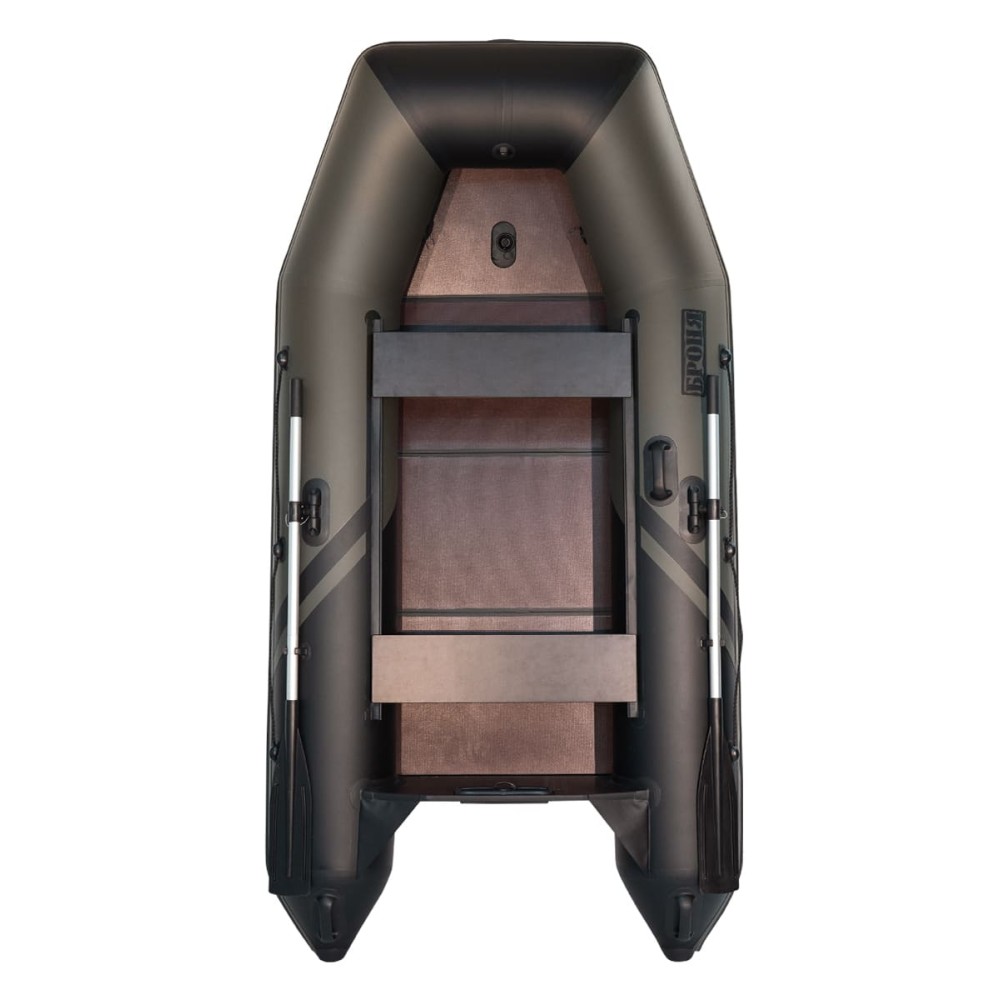 Лодка ПВХ БРОНЯ 280 СК Хаки - чёрный