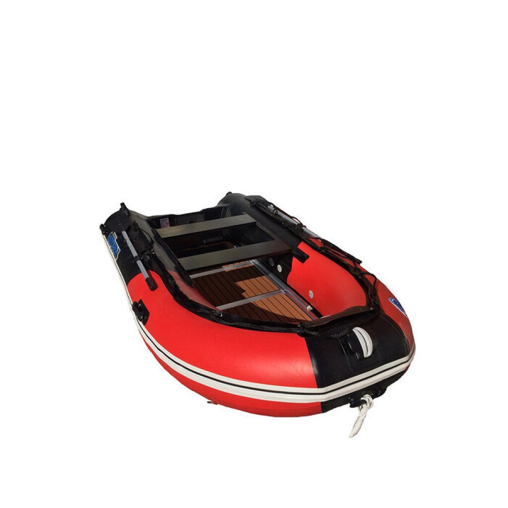 Лодка ПВХ STORMLINE Flexiteek 360 (черно-зеленая/красно-черная)