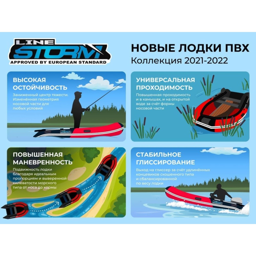 Лодка ПВХ STORMLINE Adventure Standard Aluminium 400 (2024)