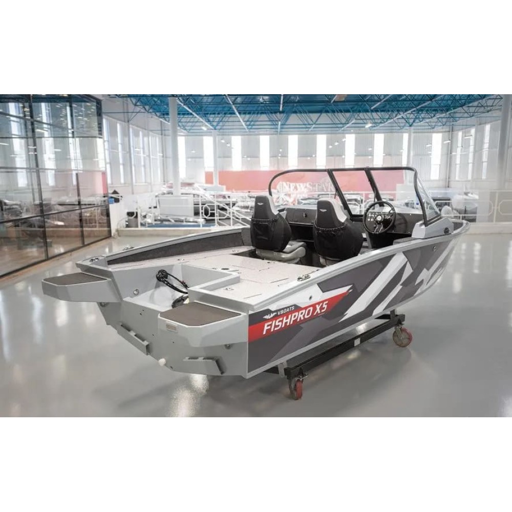Катер-лодка алюминиевая Vboats FishPro X5 Б/У