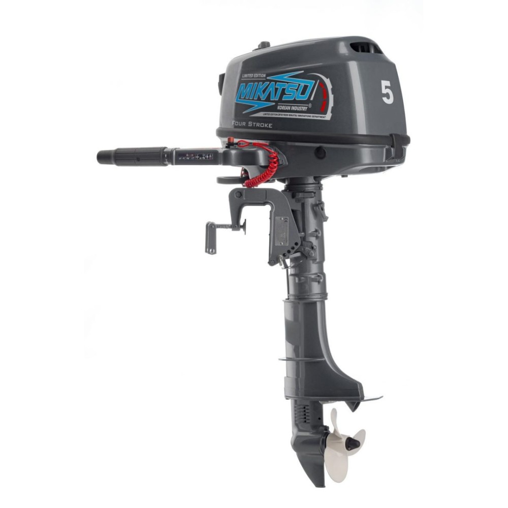 4х-тактный лодочный мотор MIKATSU MF5FHS + внешний топливный бак 12 л.