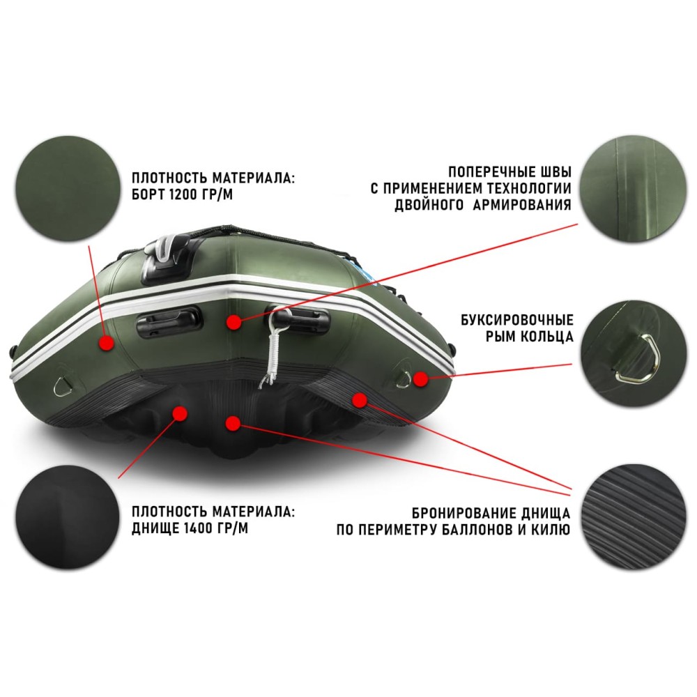 Лодка ПВХ STORMLINE Heavy Duty Air Lite 500 (2024)