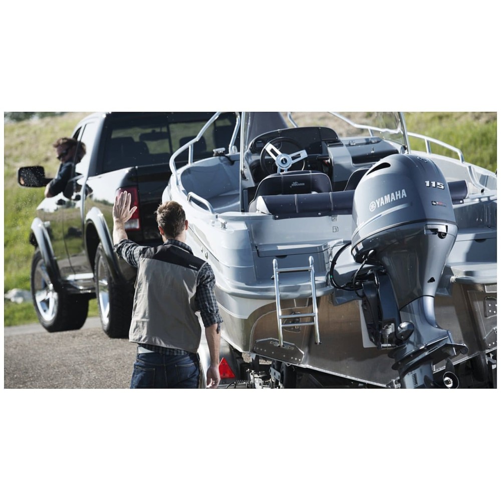 Комплект Алюминиевая лодка (катер) Mikatsu (Микатсу) 590 (Z99) Sport + мотор Yamaha F115BETL