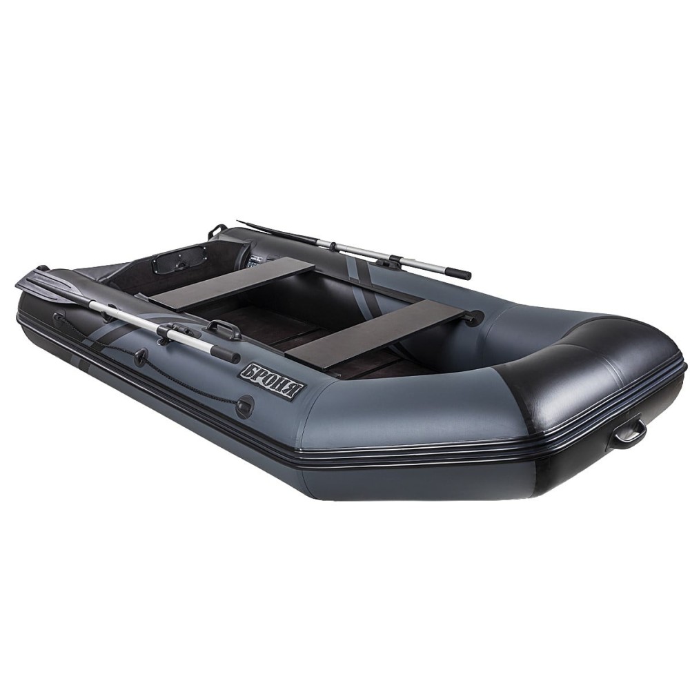 Лодка ПВХ БРОНЯ 280 СК Графит - чёрный