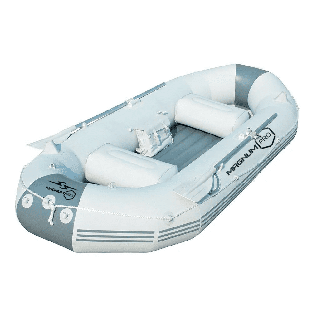 Гребная лодка ПВХ MAGNUM PRO 300 (Серая) гребная, с возможностью установки транца