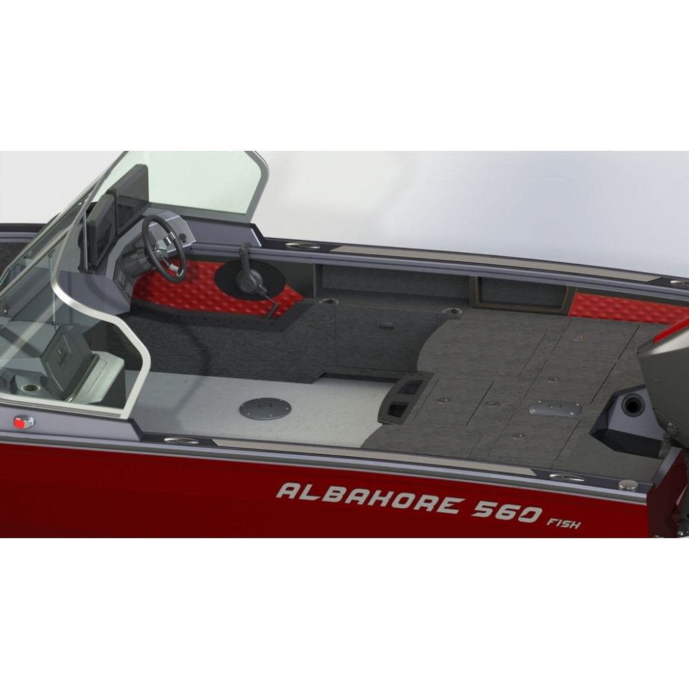 Катер-лодка алюминиевая ALBAKORE 560 Fish