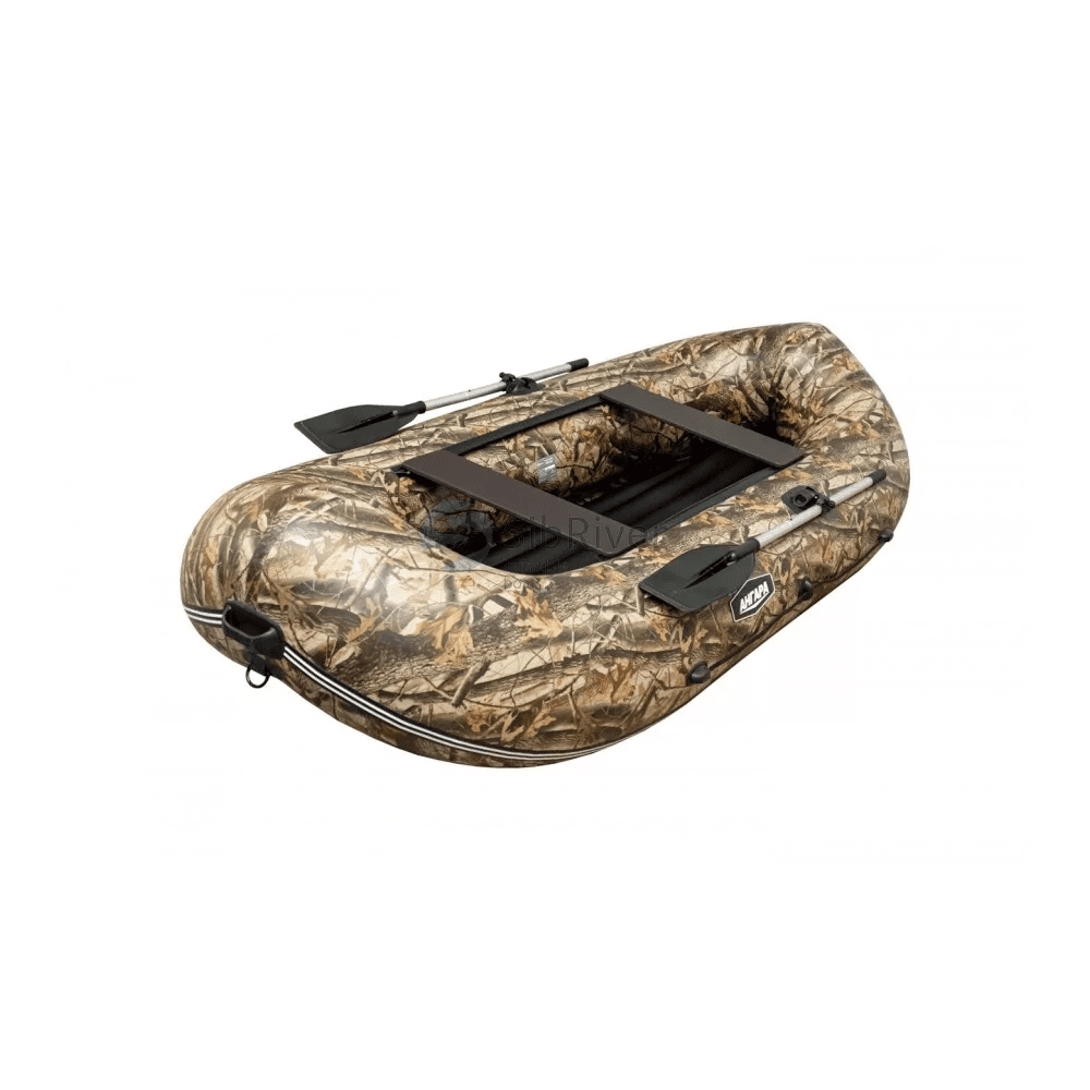 Гребная лодка ПВХ SIBRIVER Ангара-300 НД КМФ (Лес)