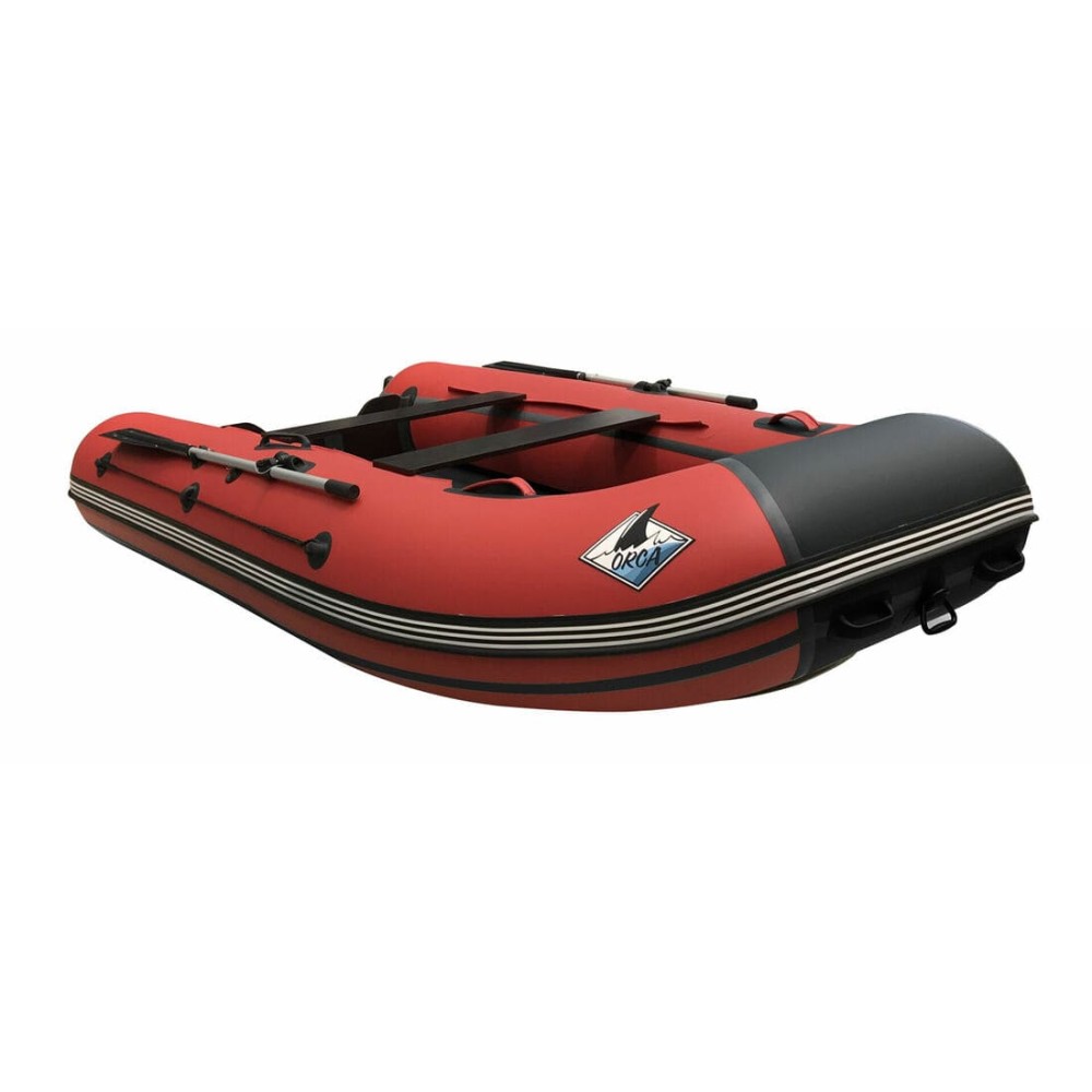 Лодка ПВХ ORCA 380 НДНД красный/черный
