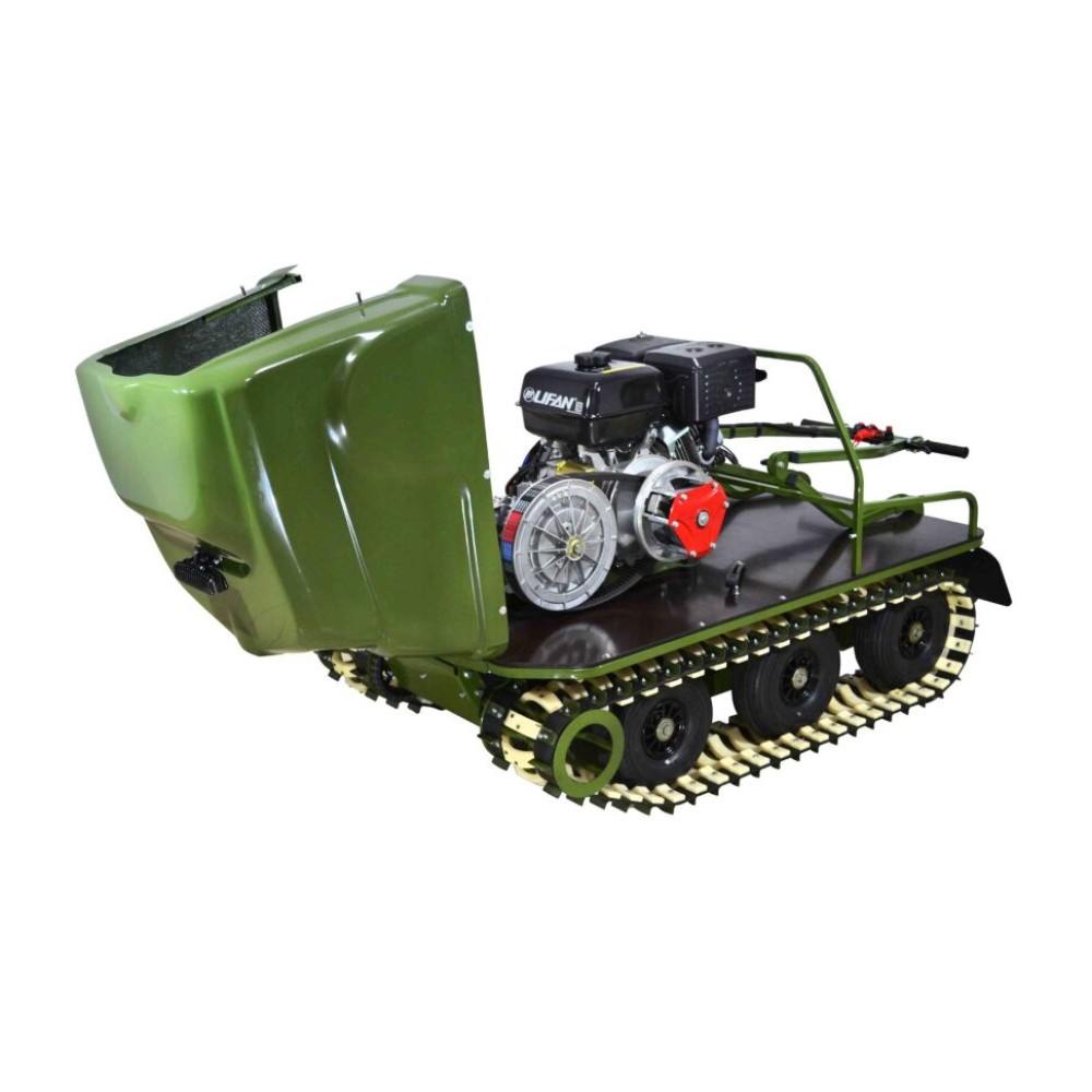 Мотобуксировщик KOIRA T 15 (15 л/с), стеклопластик