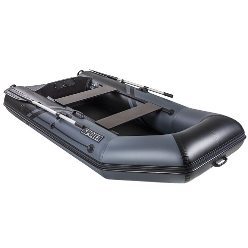Лодка ПВХ БРОНЯ 280 Графит - чёрный