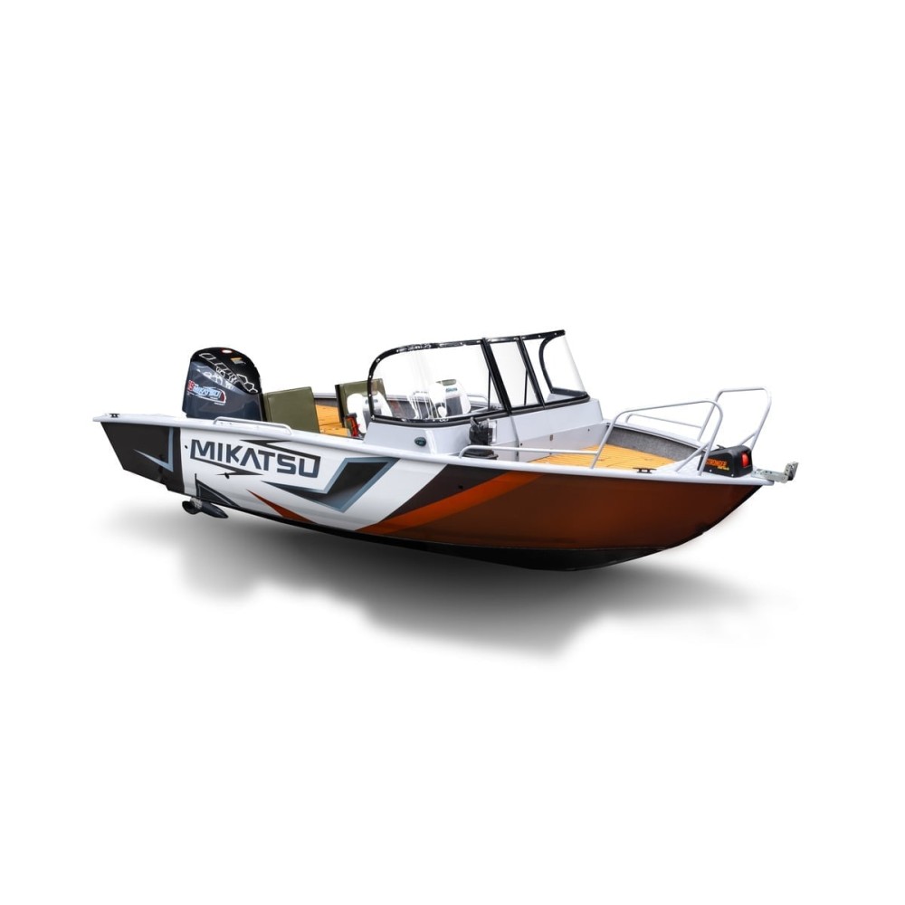 Комплект Алюминиевая лодка (катер) Mikatsu (Микатсу) 570 (Z43) Sport + мотор Yamaha F115BETL