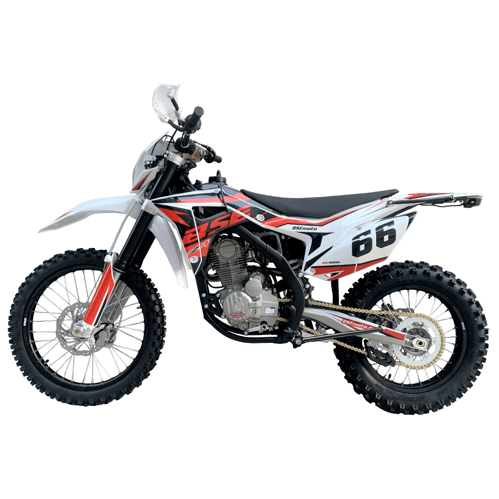 Мотоцикл кроссовый эндуро BSE Z4 Red 66