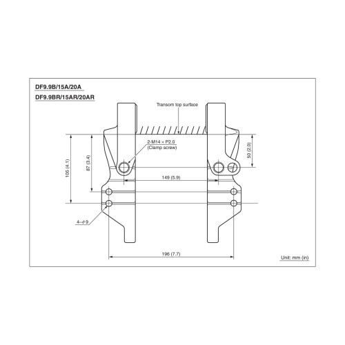 4х-тактный лодочный мотор SUZUKI DF15ARL