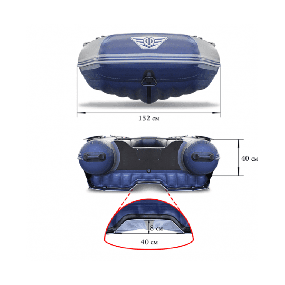 Лодка ПВХ ФЛАГМАН DK 390 Igla Jet