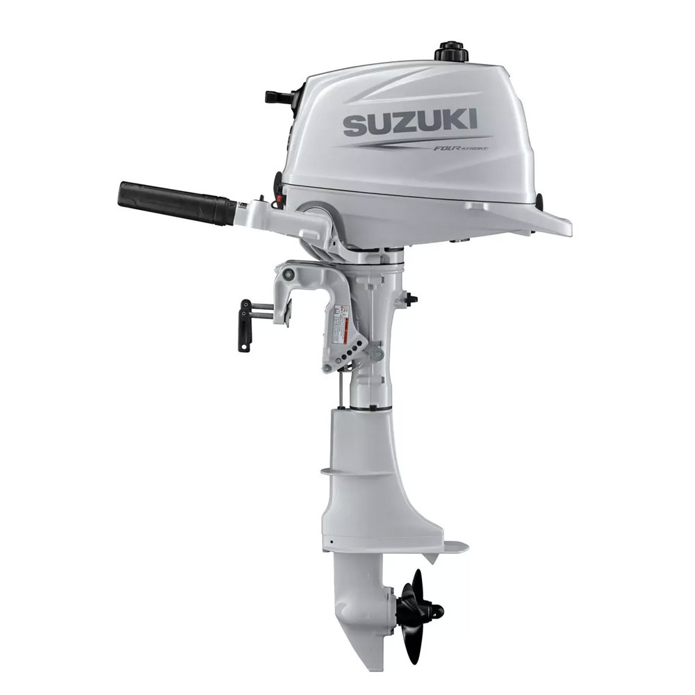 4х-тактный лодочный мотор SUZUKI DF6AS. белый