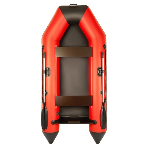 Лодка ПВХ АКВА 2800 Красный - чёрный