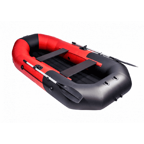 Гребная лодка ПВХ ТАЙМЕНЬ N-270 НД красно-чёрный