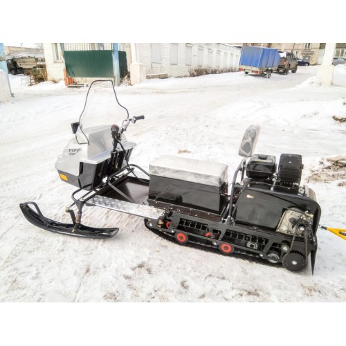 Мотобуксировщик РАЗГУЛЯЙ-15 Стандарт с лыжным модулем