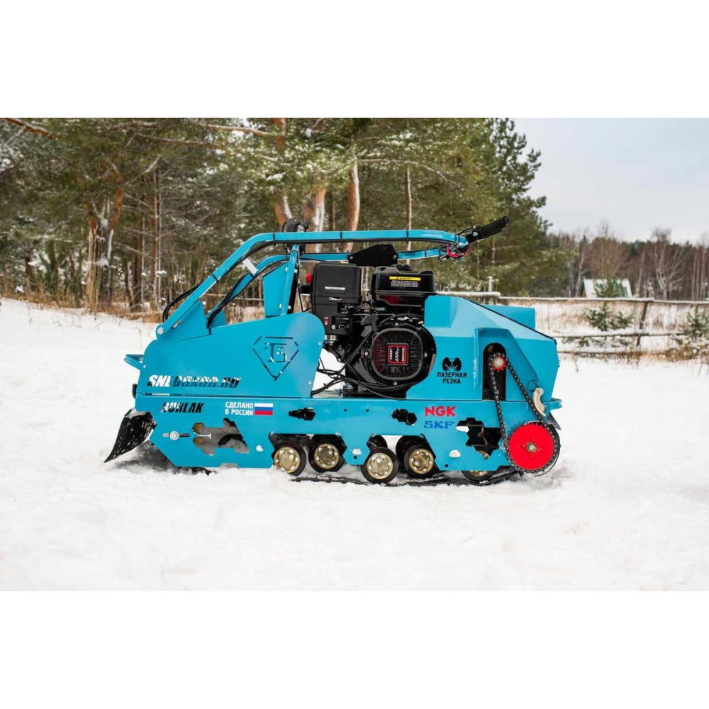 Мотобуксировщик БУРЛАК Таежник 15 л.с