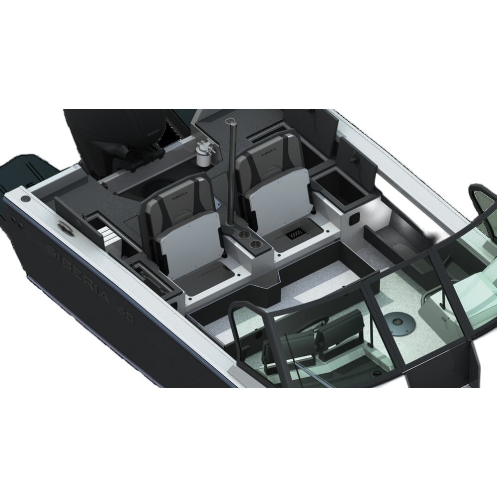 Катер-лодка алюминиевая SIBERIA S5 (mod 1)