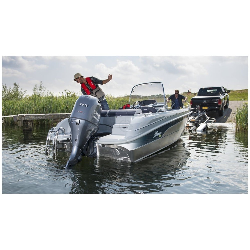 Комплект Алюминиевая лодка (катер) Mikatsu (Микатсу) 590 (Z99) Premium + мотор Yamaha F115BETL