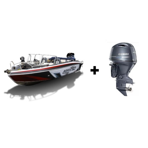 Комплект Алюминиевая лодка (катер) Mikatsu (Микатсу) 590 (Z99) Premium + мотор Yamaha F115BETL