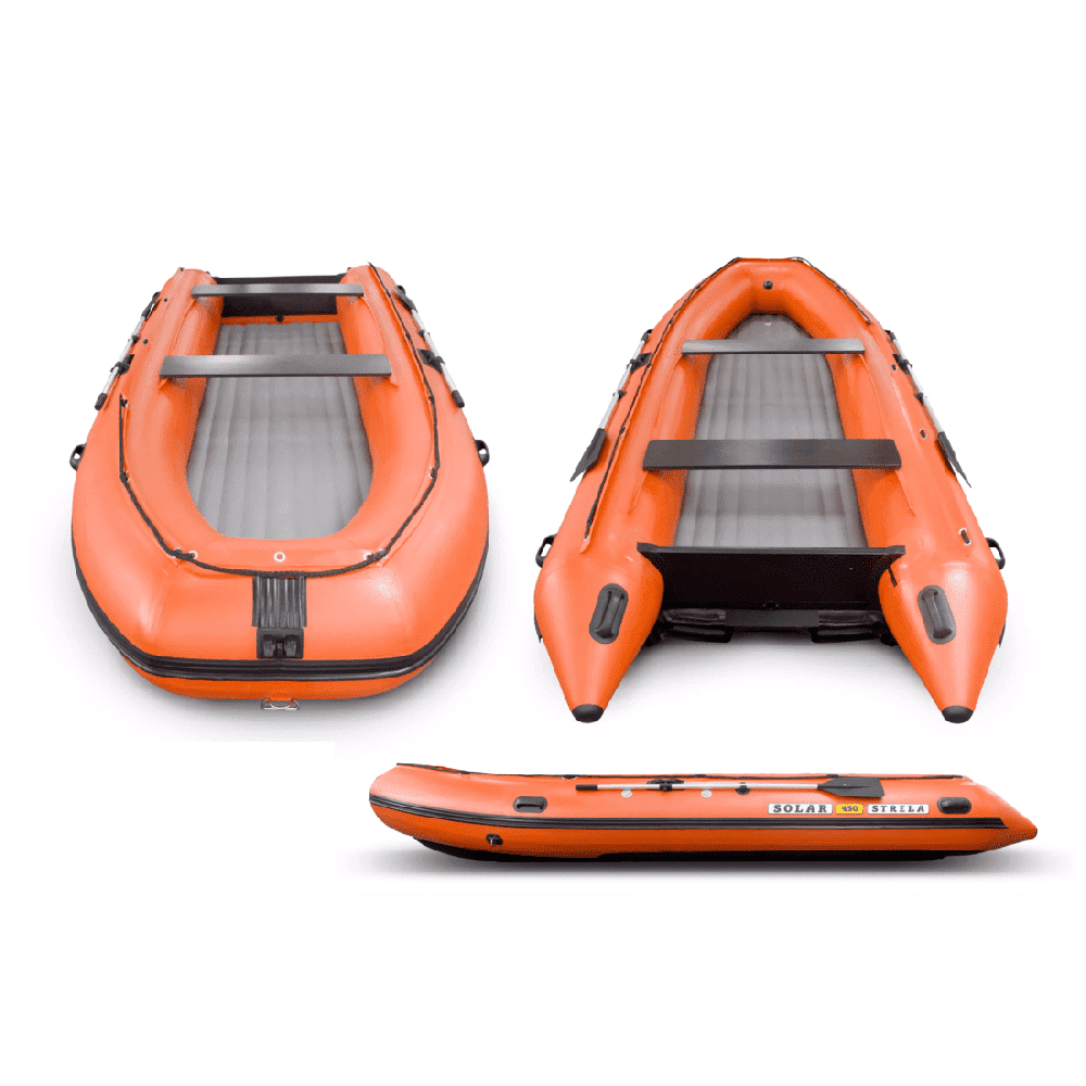 Лодка ПВХ SOLAR-450 Strela Jet Tunnel