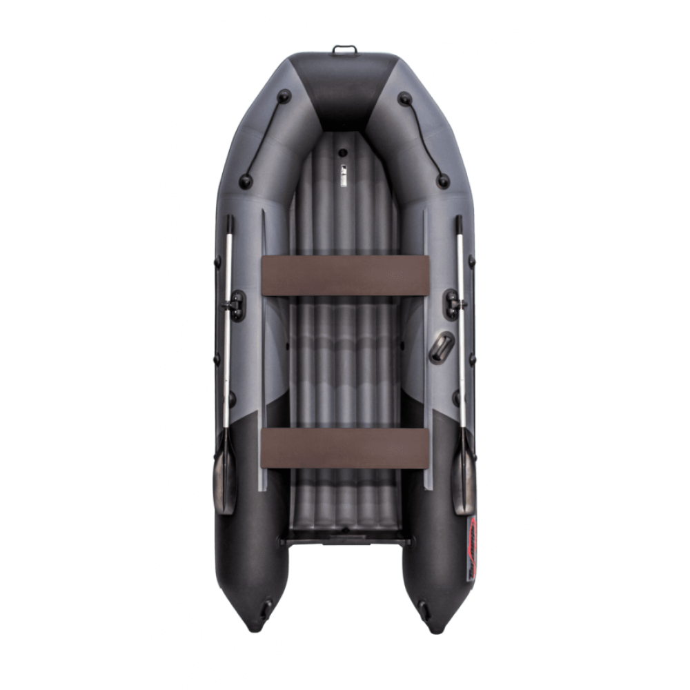 Лодка ПВХ ТАЙМЕНЬ NX 3800 НДНД PRO Серый