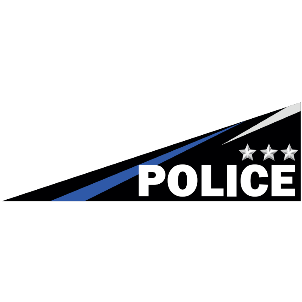 Наклейка для детского электромобиля Полиция