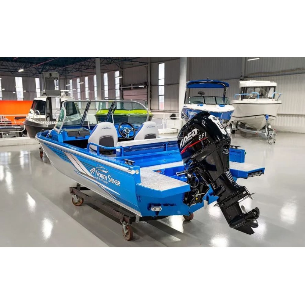 Катер-лодка алюминиевая NORTHSILVER 470 Fish Б/У