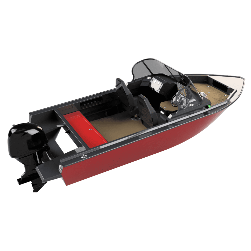 Катер-лодка алюминиевая БЕРКУТ M-Fisher