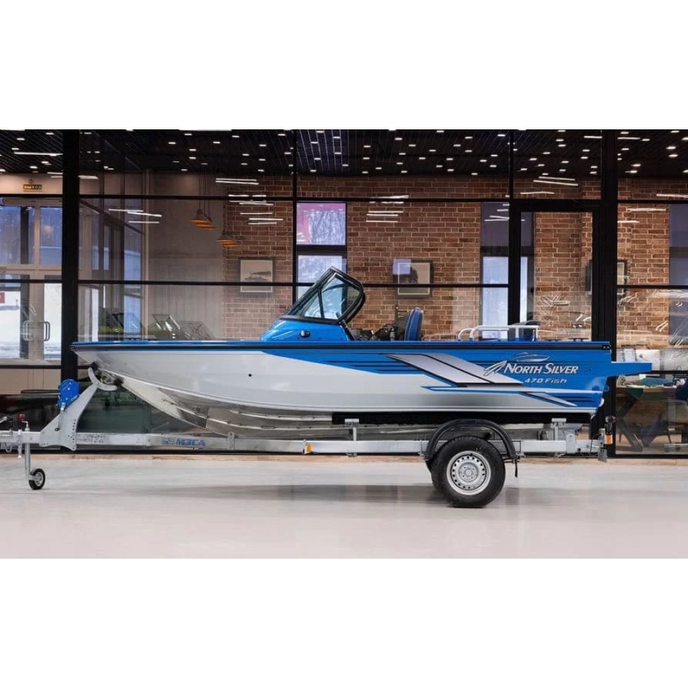 Катер-лодка алюминиевая NORTHSILVER 470 Fish Б/У